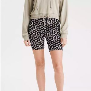American Eagle Daisy Biker Shorts